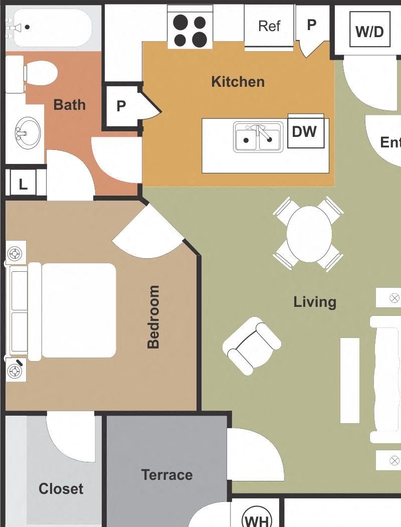 One Bedroom POB1